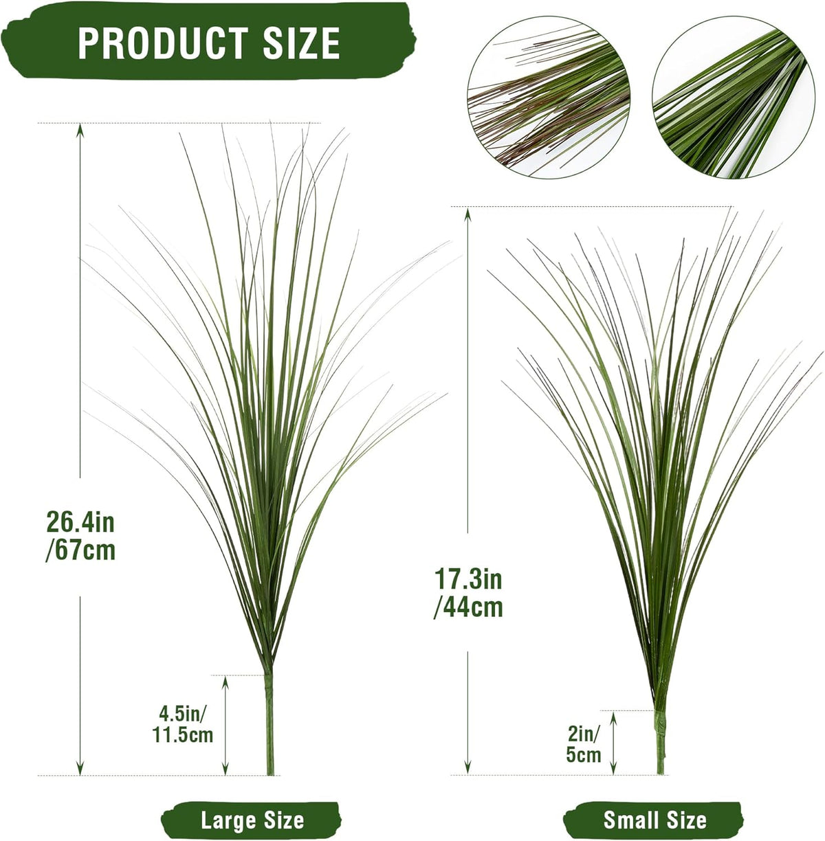 24PCS Fake Plants Artificial Wheat Grass Greenery Plastic Plants Fake Grass Artificial Plants for
