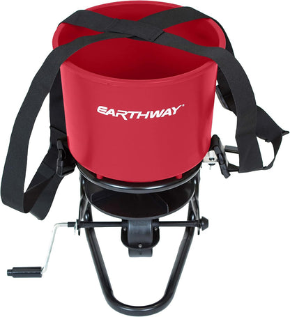 EarthWay 3100 40 LB (18 KG) Professional Chest Mount Hand Crank Broadcast Spreader Including Even