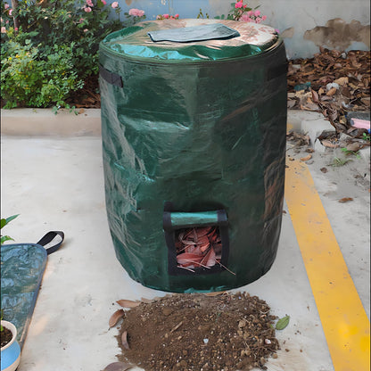 Large Compost Bin Bags,Garden Compost Bin Bags 80 Gallon(300L) Outdoor Collapsible Garden Yard