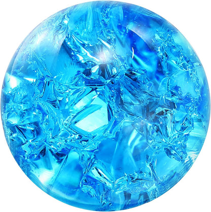 uxcell 30mm/1.2" Crystal Sphere Ball Ice Cracked Glass Solid Decorative Sphere Crystal Ball Prop
