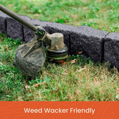 Beuta Landscape Edging | Garden Edging Border | Faux Stone Blocks for Lawn Edging, Flower Beds &
