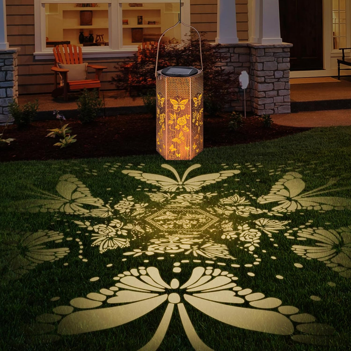 Christmas Decorations Gifts for Women Butterfly Solar Lights Outdoor - Butterflies Solar Lanterns