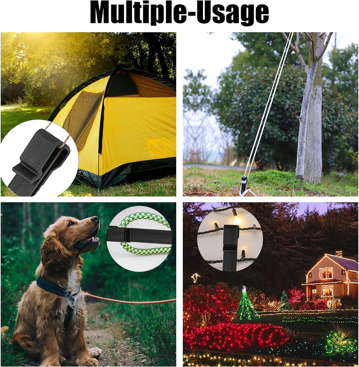 100 PCS Plastic Landscape Stakes, 10Inch Plant Support Lawn Stake Heavy Duty for Landscaping and