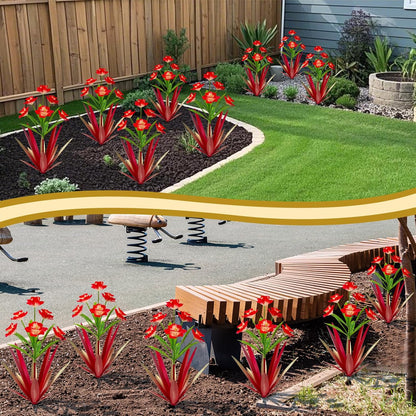 Homight Metal Agave Plant Outdoor Decoration Outdoor Garden Decoration Daffodils Flowers Mexican