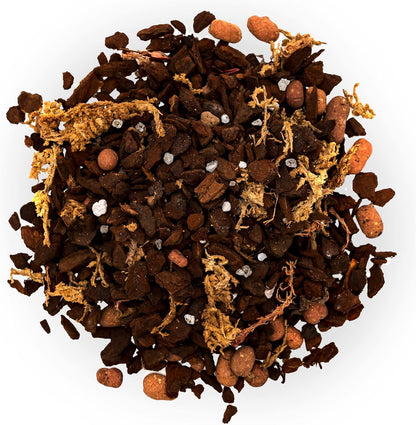 Organic Premium Orchid Soil Mix by Gardenera - Hand Mixed Classic Sphagnum Moss Potting Soil Mix