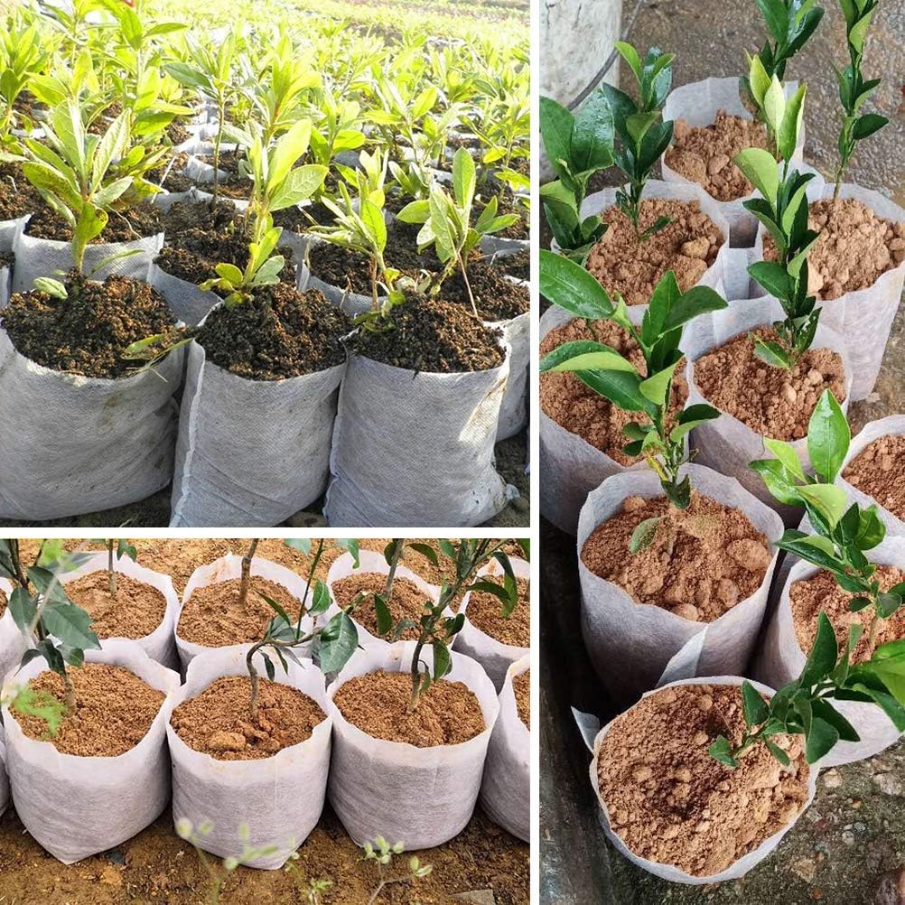Belit Large Non-Woven Plant Nursery Bags, 30 Pcs Grow Bags Seedling Pots Container for