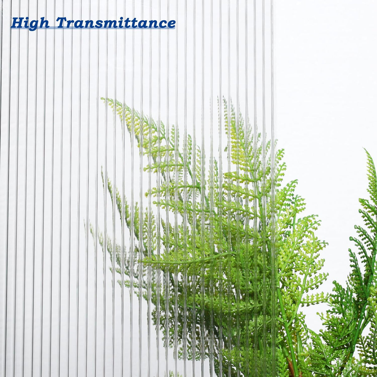 BPS 6Pcs 24'' (W) x 64'' (L) x 0.16'' Polycarbonate Panels, Waterproof UV Protected Reinforced