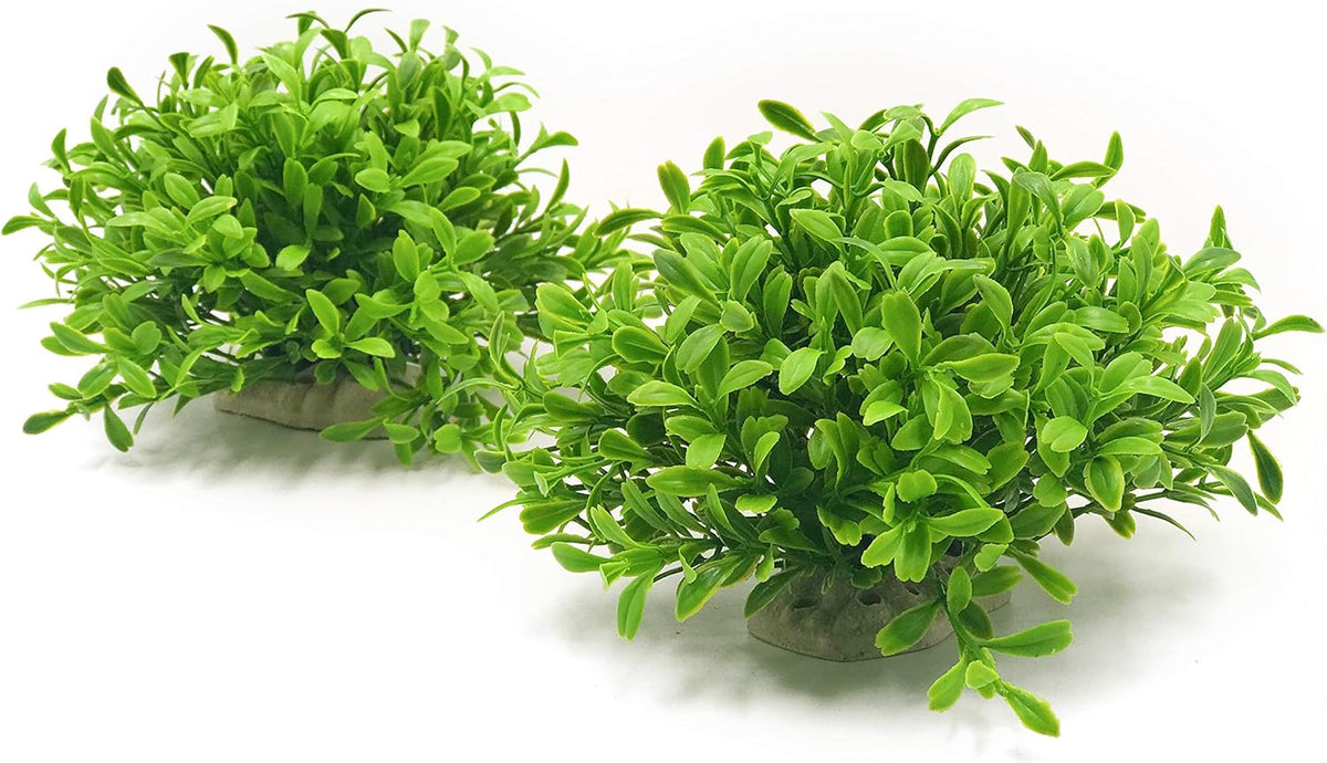 BEGONDIS Aquarium Decorations Fish Tank Artificial Green Water Plants Made of Soft Plastic, Safe