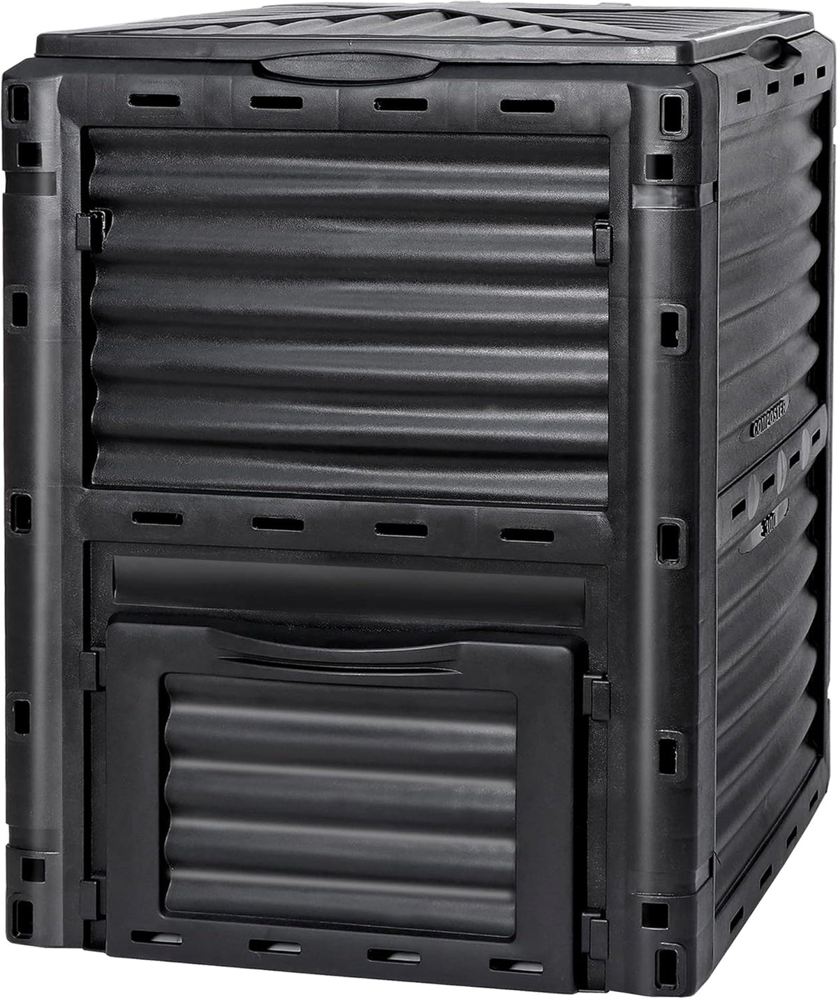 Large Garden Compost Bin, 80 Gallon (300L) Outdoor Composter Tumbler from BPA-Free Material for