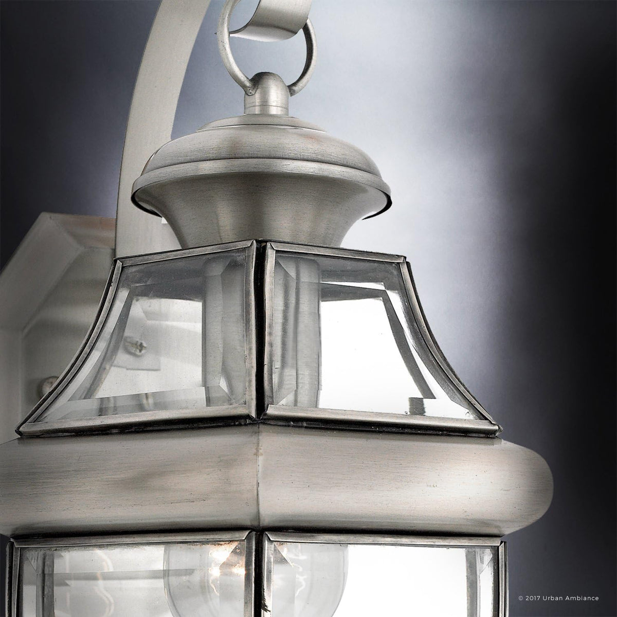 Urban Ambiance Luxury Colonial Outdoor Wall Light, Medium Size: 14" H x 8" W, with Tudor Style