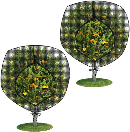 Fruit Tree Netting Covers with Zipper to Protect from Squirrels and Birds Large Netting for Fruit