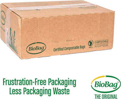 BioBag (USA) The Original Compostable Bag, 39 Gallon, 120 Count, 100% Certified Compostable Trash