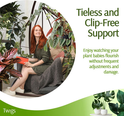 Stackable Plant Support Stakes, Stem Holder Structures for Indoor & Outdoor Use, Garden Accessories