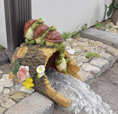 Turtle Statues Gutter Downspout Extension Statues Garden Decoration,Resin Statue Outdoor