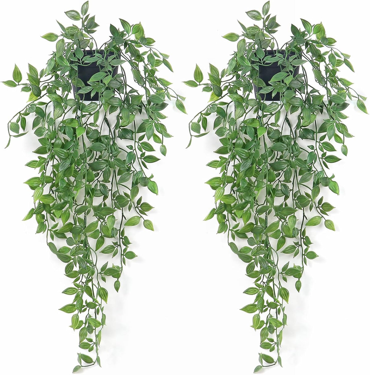 Artificial Hanging Plants Fake Small Potted Plants Faux Mandala Vines Plastic Greenery Plants for