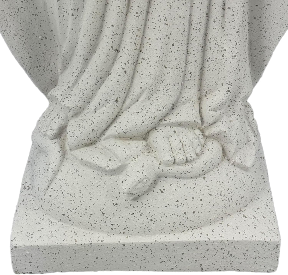 Galt International Virgin Mary Praying Blessed Mother of Grace Garden Statue Terrazo-Style 32"