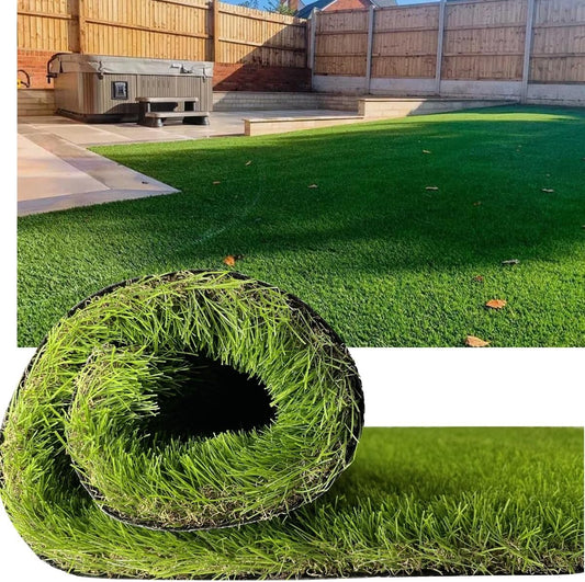Petgrow Luxurious Artificial Grass Realistic Turf 3 X 57 Feet,1.57 Inch Pile Height Ultrathick