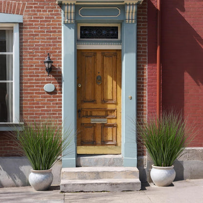 12PCS Fake Plants Artificial Wheat Grass Greenery Plastic Plants Fake Grass Artificial Plants for