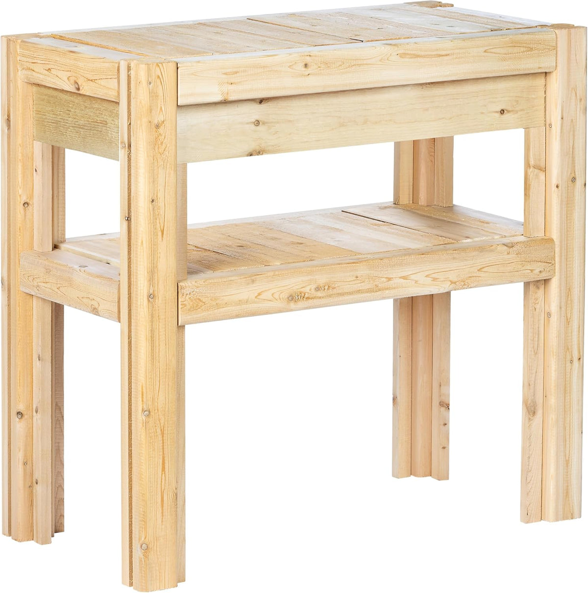 Greenes Fence Cedar Adjustable Storage Shelves, 31 in. x 16 in. x 30 in. - Made in USA with North