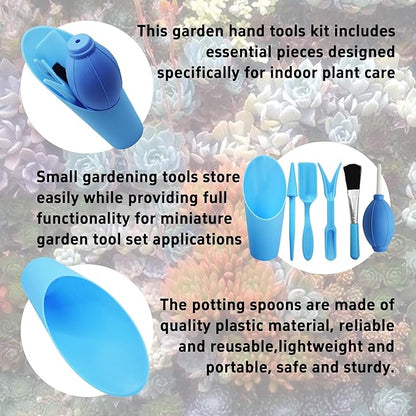 6Pcs Mini Succulent Tools Set, Garden Hand Tools Kit for Indoor Plant Care, Succulent Bonsai
