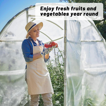 6 Mil Clear Greenhouse Plastic Sheeting,Transparent Plastic Film for Greenhouse, UV Resistant