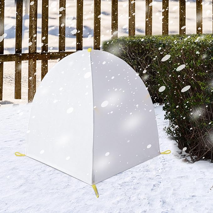 DECOHS 35 x 35 x 39 Inch Warm Plant Protection Tent-Winter Shrub Covers-Winter Snow & Frost Covers
