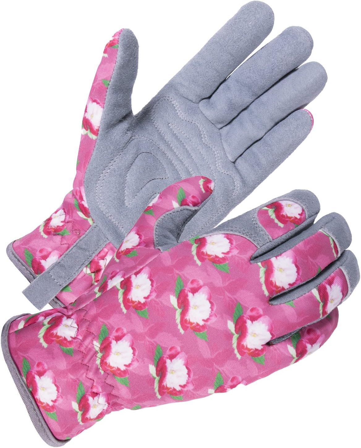 SKYDEER Premium Genuine Deerskin Suede Women's Gardening Gloves, Ultra-Soft Padded, Comfort Fit for