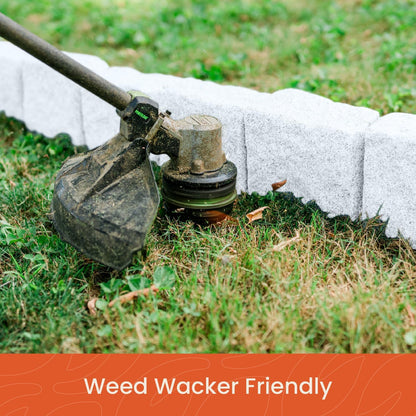 Beuta Landscape Edging | Garden Edging Border | Faux Stone Blocks for Lawn Edging, Flower Beds &
