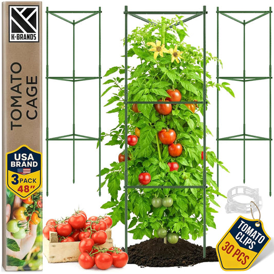 Tomato Cage - Large Trellis Stakes and Plant Support Structures for Vegetables and Climbing Plants