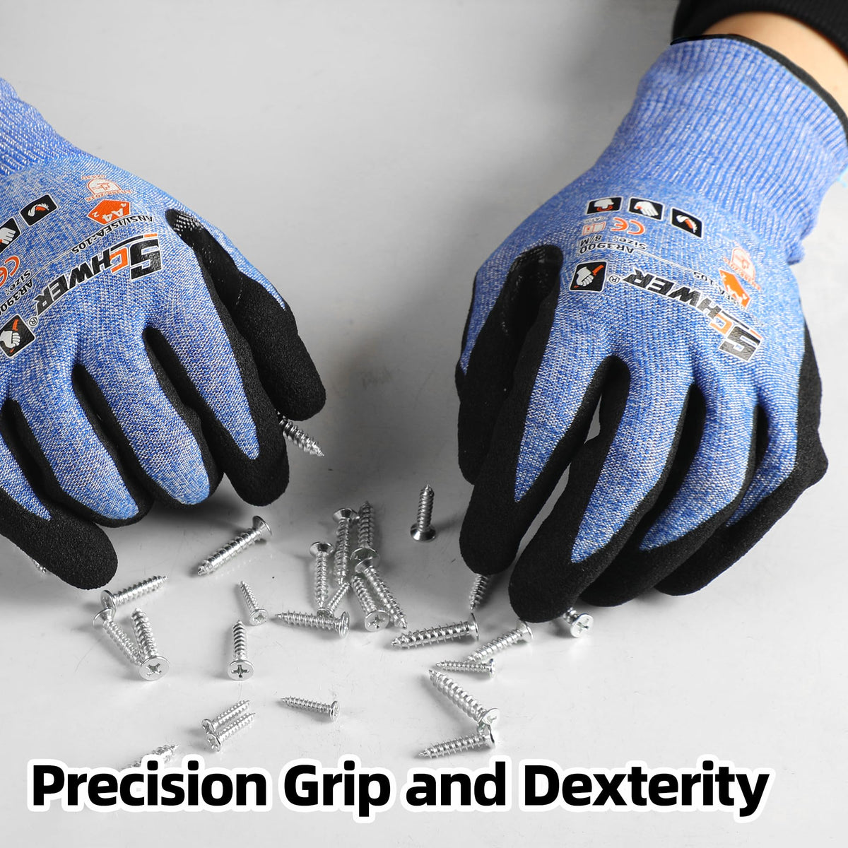 Schwer A4 AIR-SKIN Cut Resistant Work Gloves, Ultra Lightweight, AR3900, L