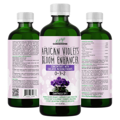 0-3-2 African Violet Fertilizer for Indoor Plants: Concentrated Plant Food – Plant Fertilizer