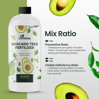 16oz Fruit Tree Fertilizer for Avocados - Makes 32 Gallons of Avocado Tree Fertilizer, Premium