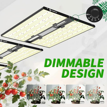 FARMLITE Grow Light for Indoor Plants Quantum Board Grow Light Full Spectrum Led Grow Lights