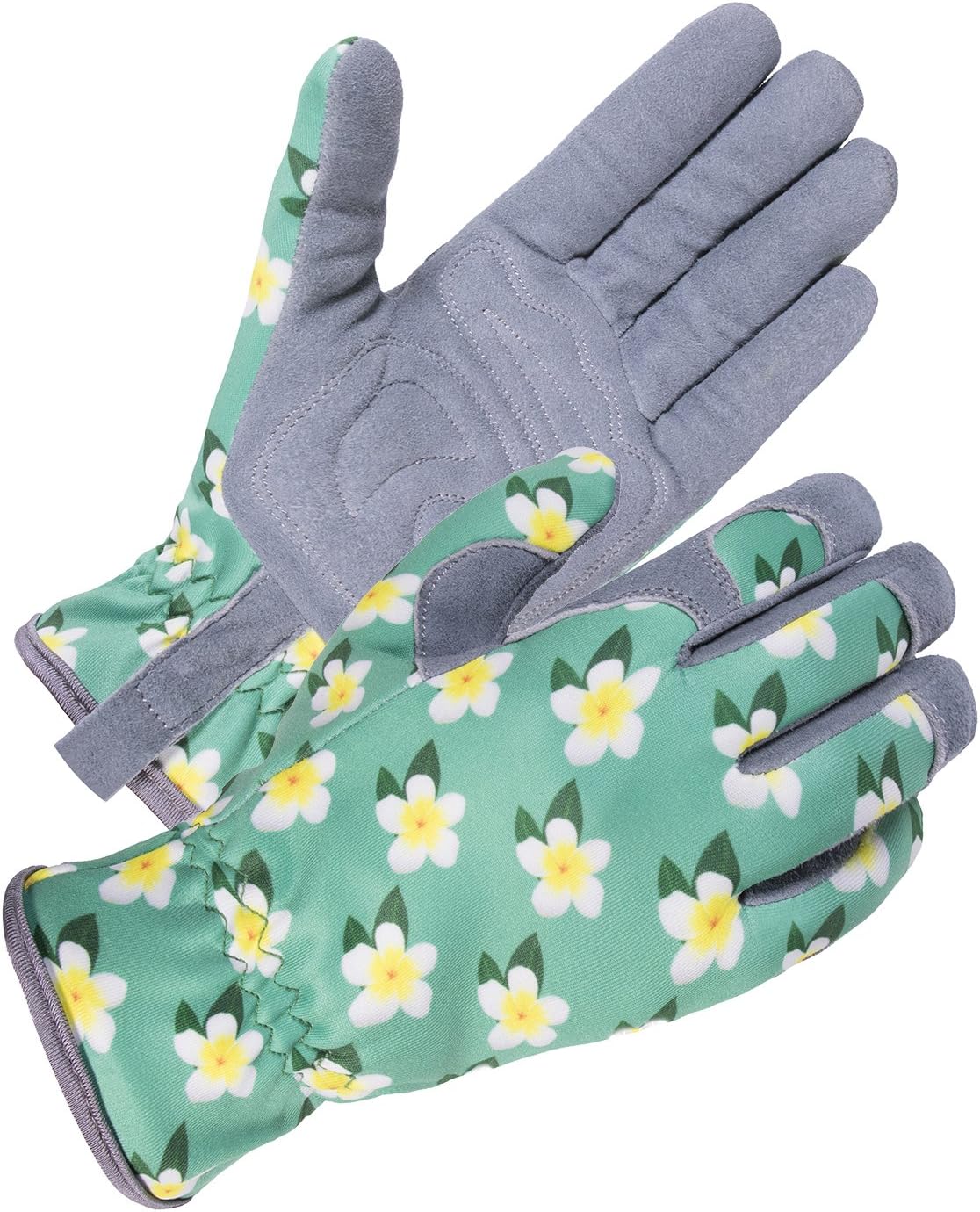 SKYDEER Premium Genuine Deerskin Suede Women's Gardening Gloves, Ultra-Soft Padded, Comfort Fit for