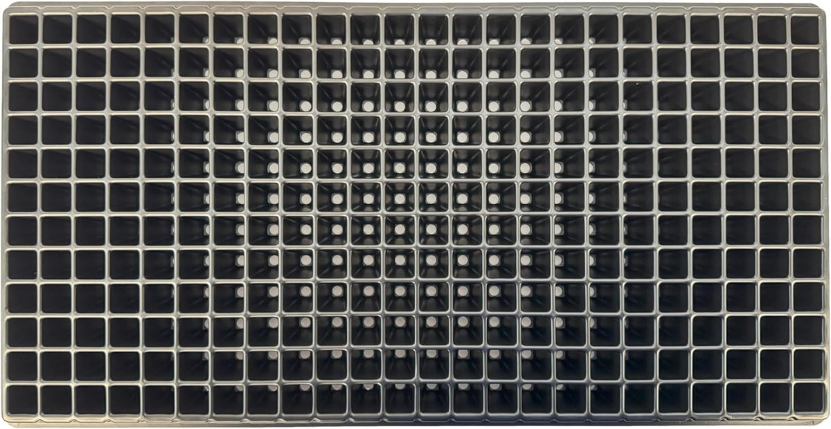 288 Cell Seedling Plastic Nursery Trays, 10 Pack, Thick Durable Germination Plug Trays, 2880 Cells
