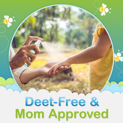Ms. Pixie's Mosquito Repellent for Kids, DEET-Free Gentle Bug Spray for Children’s Skin & Outdoor