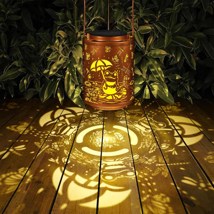 Solar Lanterns Garden Decor Birthday Gifts for Women Mon Grandma Metal Hanging Solar Lights