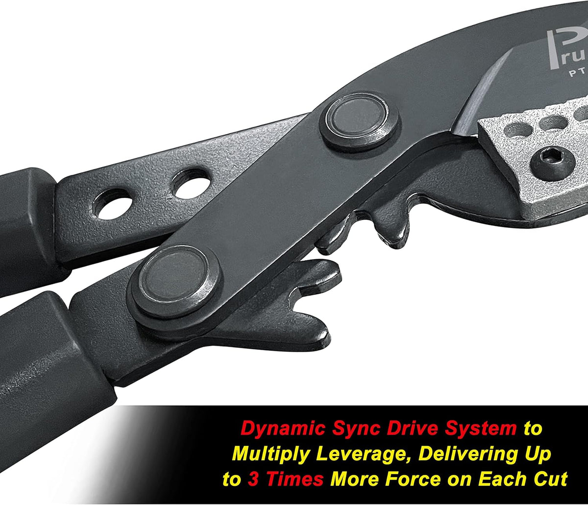 26-41 Inch Extendable Anvil Loppers, Sync Drive Power Lever Tree Trimmers, Telescopic Pruners Heavy