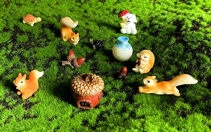 HYG Miniature Fairy Garden Accessories, Figurines, Landscape Set, Potted Horticulture Ornaments for