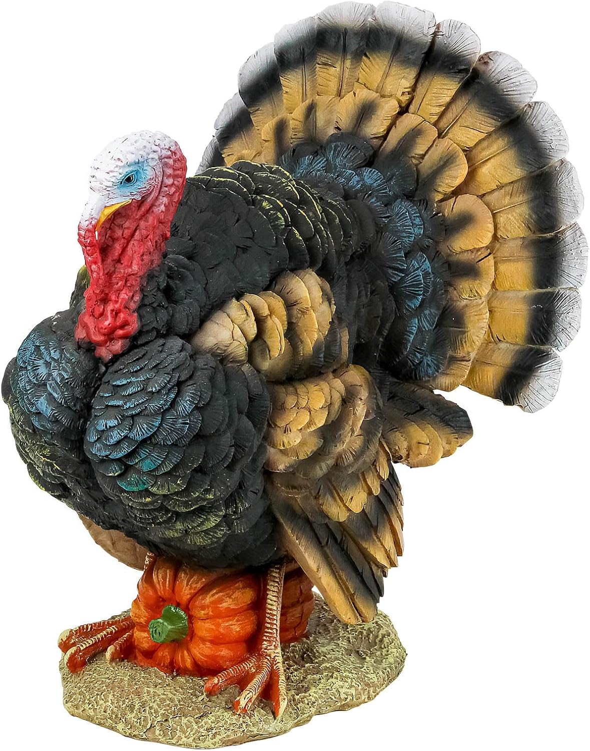 Design Toscano QM2373100 North American Turkey Statue,full color,Small