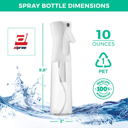 Alpree Hair Spray Bottle Continuous Water Mister Spray Empty Ultra Fine for Hair Styling, Pets