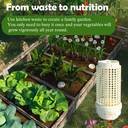 Underground Worm Farm, Garden Mini vermicomposting bin for use in Outdoor Gardening from Kitchen