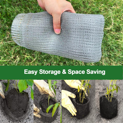 6 Pcs Plant Root Guard G-opher Basket 15 Gallon, Stainless Steel Metal Fruit Protection Bags