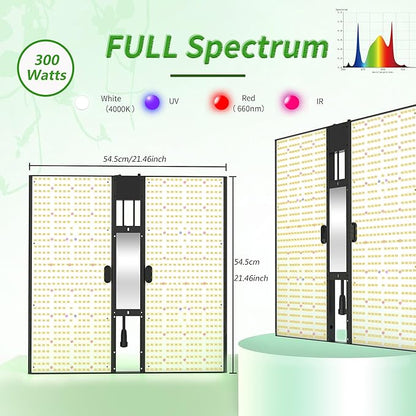 FARMLITE Grow Light for Indoor Plants Quantum Board Grow Light Full Spectrum Led Grow Lights