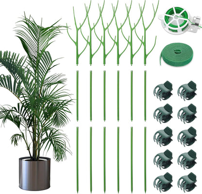 6 Pack 39.37" Detachable Twig Plant Support Stakes Set, Blends in to Plant, Branch Plant Sticks