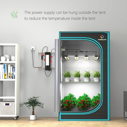 Grow Light FARMLITE LED Grow Lights for Indoor Plants Full Spectrum Growing Light Plant Hanging