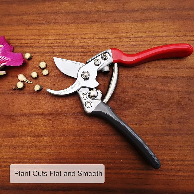 TONMA Pruning Shears [Made in Japan] Professional 7.5 Inch Premium Plant Garden Scissors Secateurs