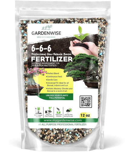 Bonsai Fertilizer Pellets – Slow-Release Bonsai Tree Fertilizer & Food for Compact Growth, Dense