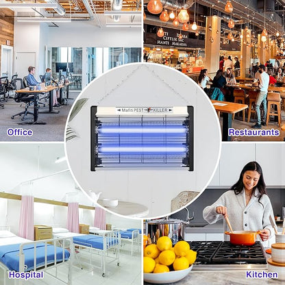 mafiti Bug Zapper Fly Traps Indoor Hanging Electric Mosquito Killer 3500V Gnats Fruit Trap for Home