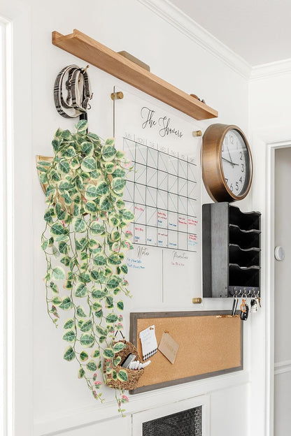 Briful 3 Pack Fake Hanging Plant 39.3" Artificial Hanging String of Hearts Plant Faux Trailing Vine